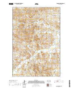 USGS US Topo 7.5-minute map for Van Dusen Spring MT 2020