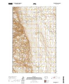 USGS US Topo 7.5-minute map for Vaver Reservoir MT 2020