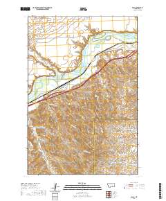 USGS US Topo 7.5-minute map for Waco MT 2020