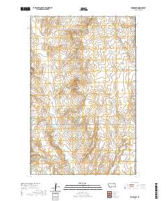 USGS US Topo 7.5-minute map for Wards Dam MT 2020