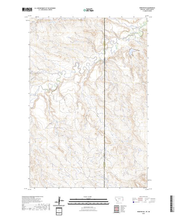 US Topo 7.5-minute map for Webster NE MTND