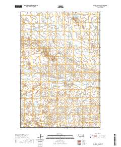 USGS US Topo 7.5-minute map for Wild Horse Pass SE MT 2020