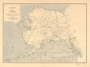 Map of Alaska, 1909