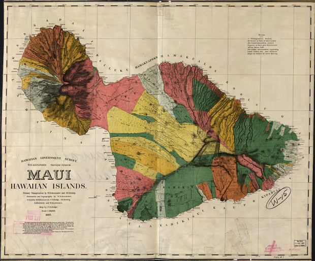 Maui, Hawaiian Islands, 1885