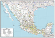 Mexico Political Wall Map