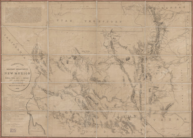 Territory and Military Department of New Mexico