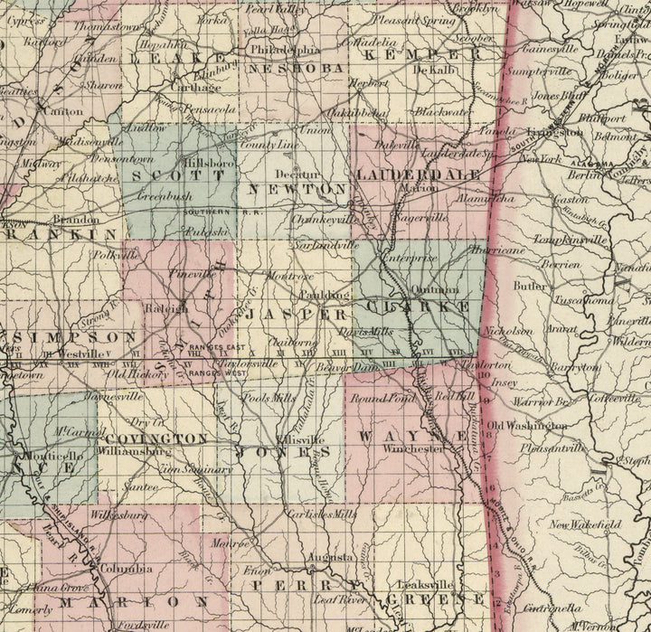 Mississippi, 1855