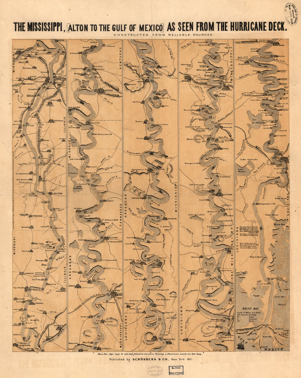 The Mississippi River, 1861