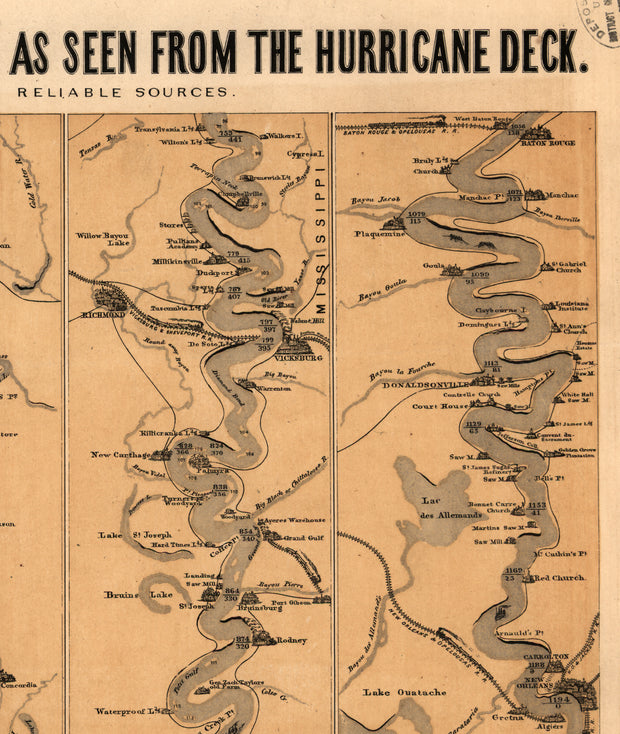 The Mississippi River, 1861