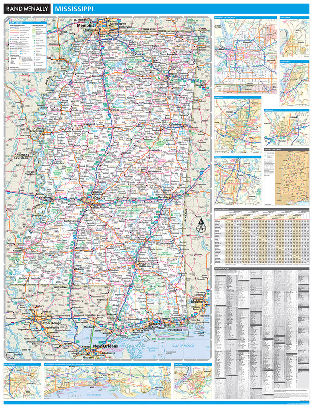 Mississippi by Rand McNally