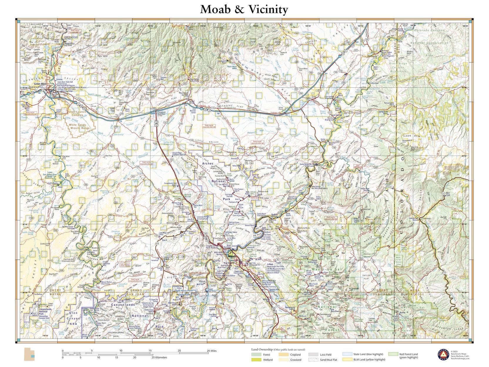 Moab & Vicinity – American Map Store