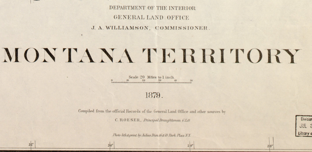Montana Territory, 1879