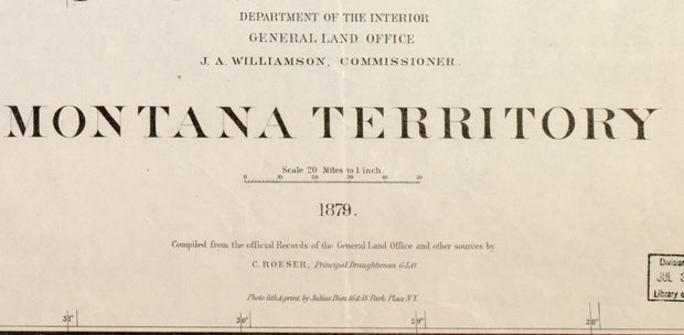 Montana Territory, 1879