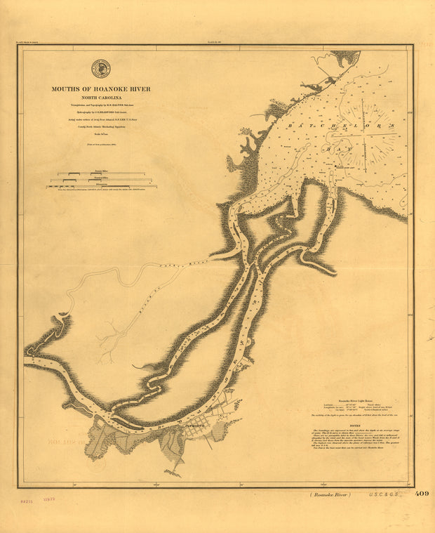 Mouths of Roanoke River, North Carolina, 1864
