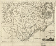 A New and Accurate Map of North Carolina in North America, 1779