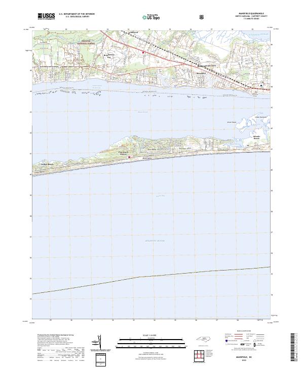 US Topo 7.5-minute map for Mansfield NC