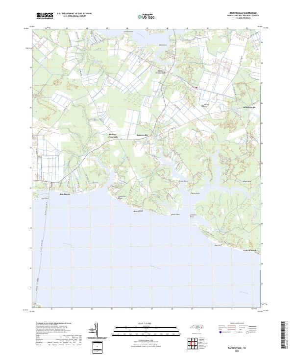 US Topo 7.5-minute map for Ransomville NC