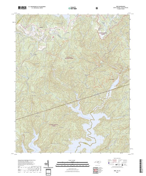 US Topo 7.5-minute map for Reid NCSC