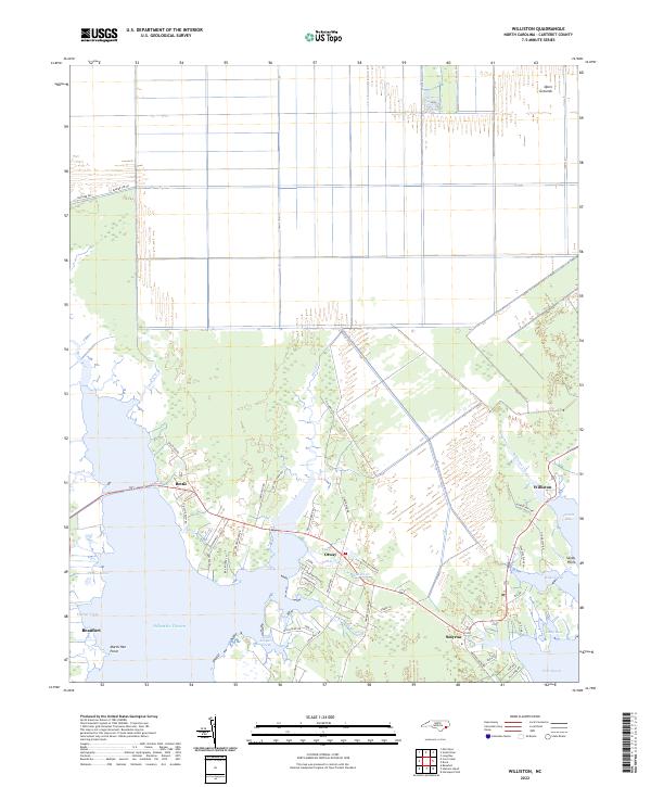 US Topo 7.5-minute map for Williston NC