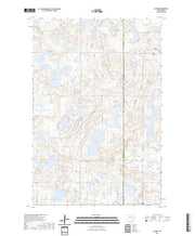 US Topo 7.5-minute map for Alfred ND