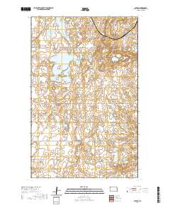 USGS US Topo 7.5-minute map for Alkabo ND 2020