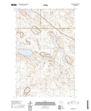 US Topo 7.5-minute map for Anamoose SW ND