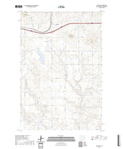 US Topo 7.5-minute map for Antelope ND