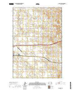 USGS US Topo 7.5-minute map for Beach East ND 2020