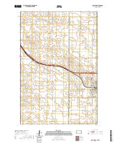 USGS US Topo 7.5-minute map for Beach West NDMT 2020
