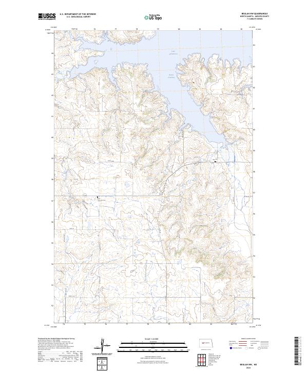 US Topo 7.5-minute map for Beulah NW ND