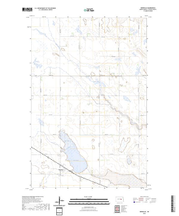US Topo 7.5-minute map for Bordulac ND