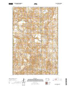 USGS US Topo 7.5-minute map for Bull Butte NDMT 2020