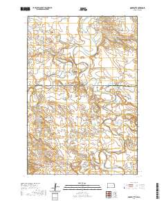 USGS US Topo 7.5-minute map for Doaks Butte NDSD 2020