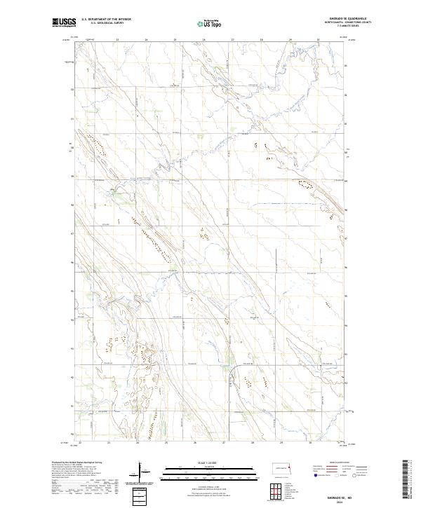 US Topo 7.5-minute map for Emerado SE ND