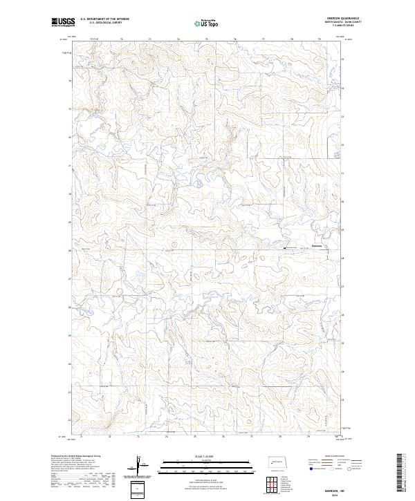 US Topo 7.5-minute map for Emerson ND