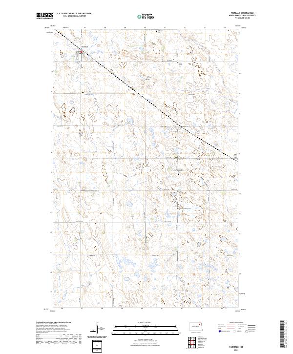 US Topo 7.5-minute map for Fairdale ND