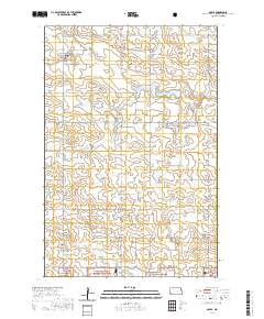 USGS US Topo 7.5-minute map for Golva ND 2020