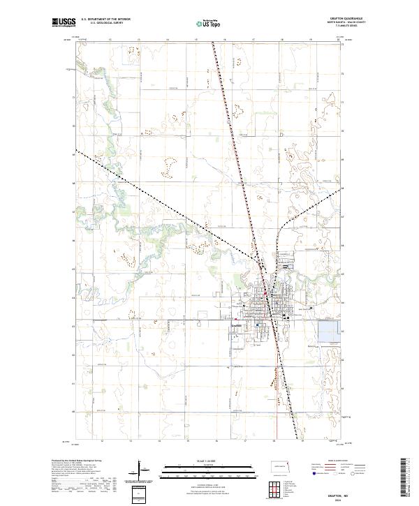 US Topo 7.5-minute map for Grafton ND