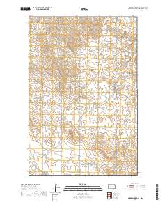 USGS US Topo 7.5-minute map for Hootowl Creek SW ND 2020