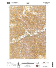 USGS US Topo 7.5-minute map for Hootowl Creek West ND 2020