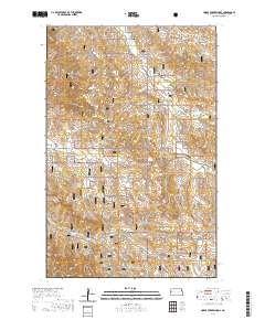 USGS US Topo 7.5-minute map for Horse Creek School ND 2020