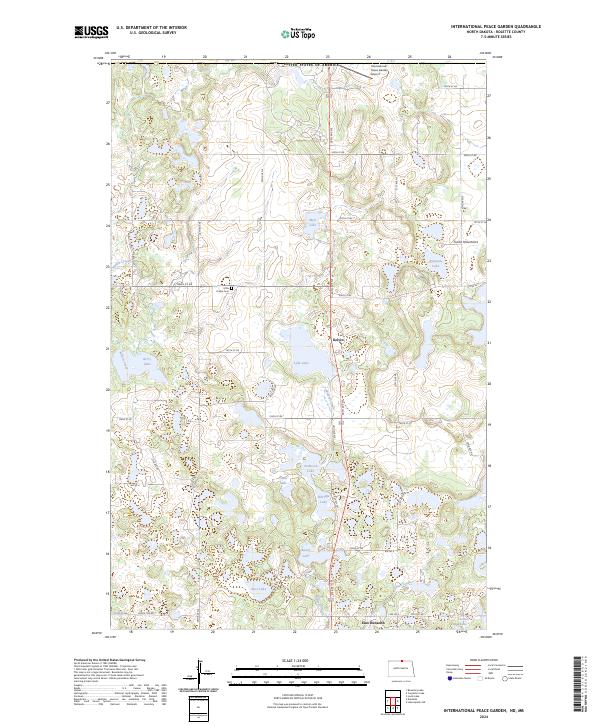 US Topo 7.5-minute map for International Peace Garden NDMB