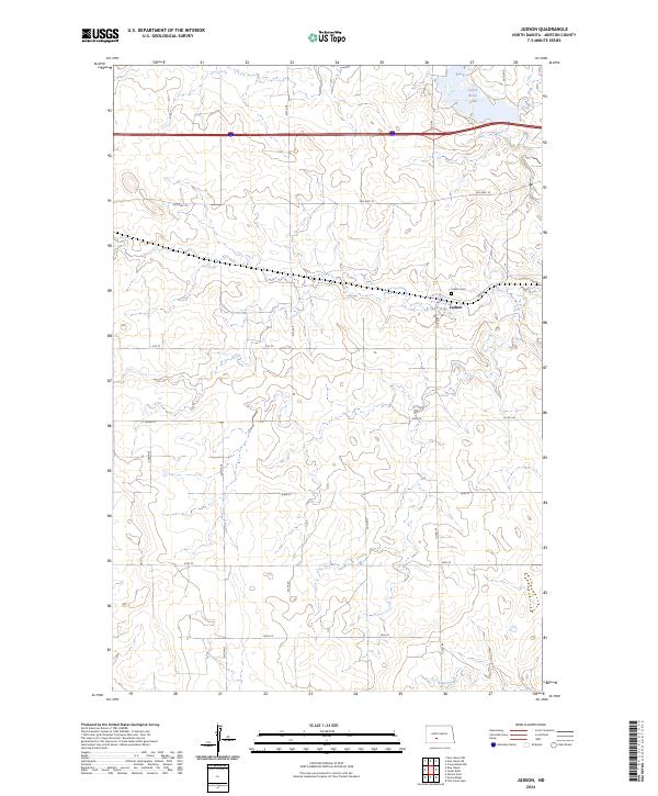 US Topo 7.5-minute map for Judson ND