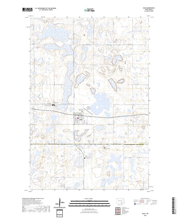 US Topo 7.5-minute map for Kulm ND