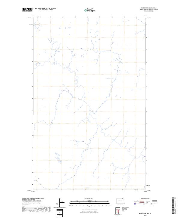 US Topo 7.5-minute map for Maida OE N NDMB