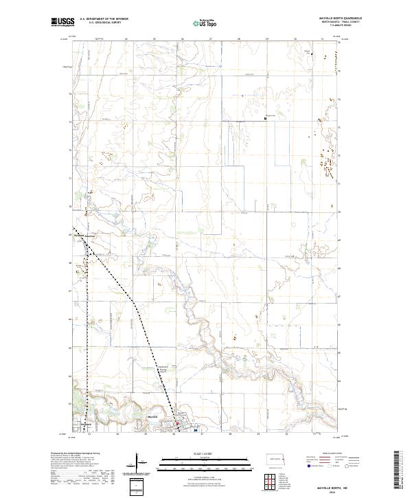 US Topo 7.5-minute map for Mayville North ND