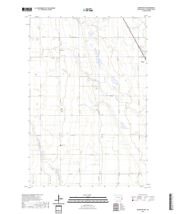 US Topo 7.5-minute map for Mooreton NW ND