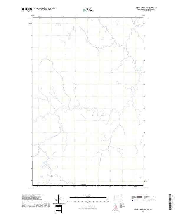 US Topo 7.5-minute map for Mount Carmel OE N NDMB