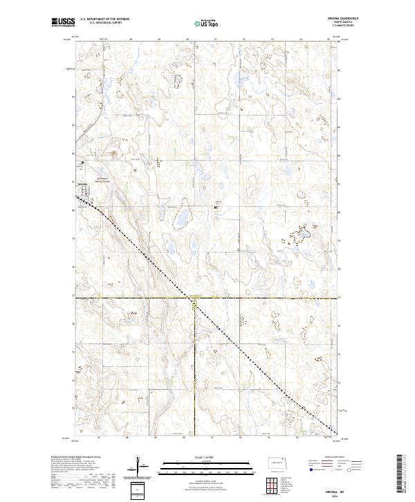 US Topo 7.5-minute map for Nekoma ND