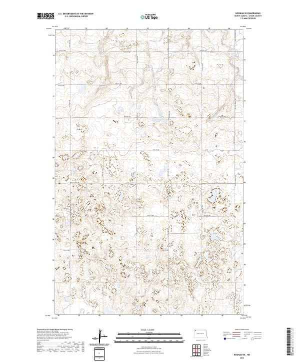 US Topo 7.5-minute map for Noonan SE ND